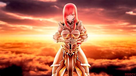 Anime Fairy Tail Erza Escarlate Hd Papel De Parede Wallpaperbetter