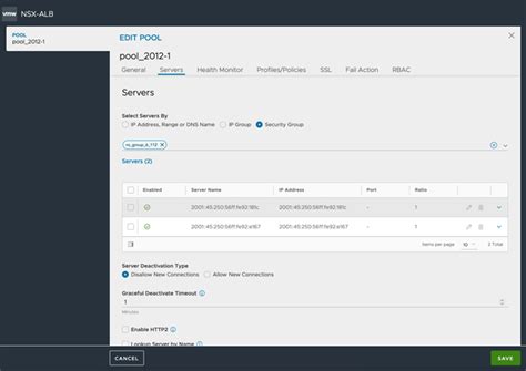 Configuring Preserve Client IP IPv6 L4 And L7 Virtual Services