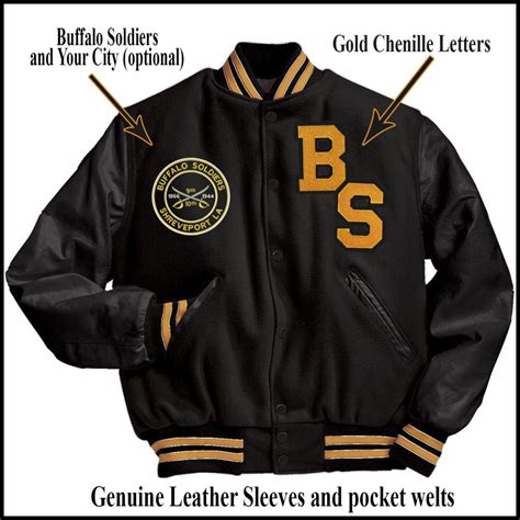 Buffalo Soldiers Varsity Jacket