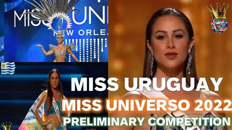 Miss Uruguay Carla Romero En Preliminary Competition Y National