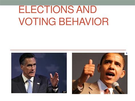 Elections And Voting Behavior Ppt Download