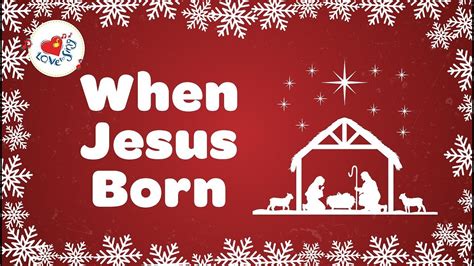 Jesus Was Born On Christmas Day Lyrics – Christmas Crafts