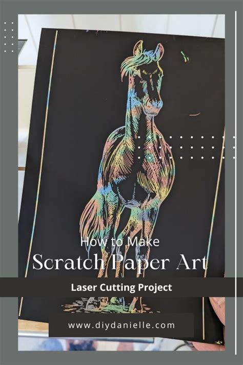 Create Unique Scratch Paper Art with a Laser Cutting Project