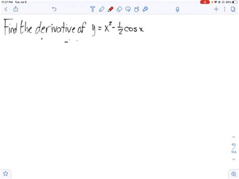 SOLVED Use The Rules Of Differentiation To Find The Derivative Of The