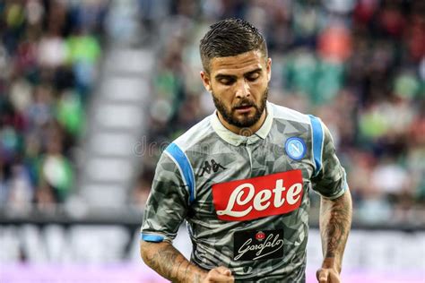 Napoli Football Player Lorenzo Insigne On August 2018 Editorial Image