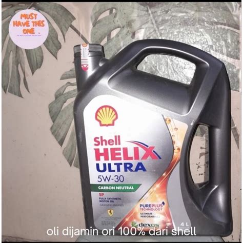 Jual Oli Shell Helix Ultra W Liter Shopee Indonesia