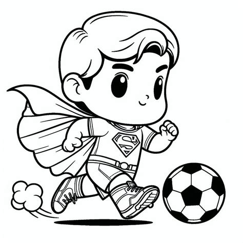 Desenho Para Colorir Do Superman - 7