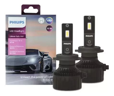 Par Lampada Led H Philips Ultinon Rally K Original Parcelamento