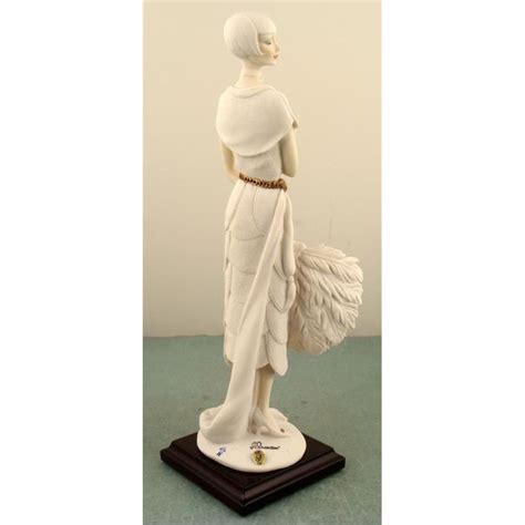 Giuseppe Armani Art Deco Ceramic Figurine Lady Mib