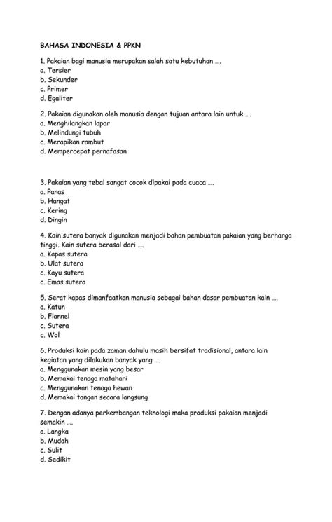 Ulangan Tema 7 Kelas 3 Sd Pdf