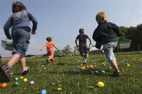 Chasse aux oeufs de Pâques 2019 à la Ferme de Gally de Saint Cyr l