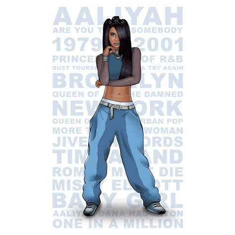 Aaliyah 'are You That Somebody' Fan Art Sticker - Etsy