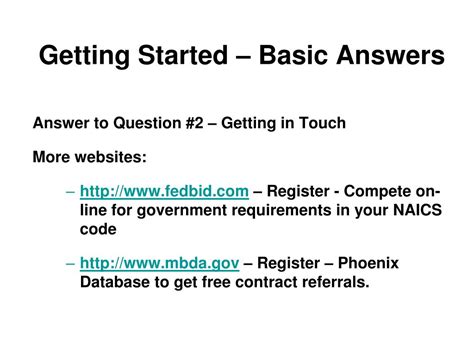 Ppt Federal Contracting 101 The Art Of The Process Powerpoint