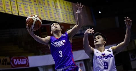 Chinese Taipei Stuns Batang Gilas In FIBA Asia U18 Opener