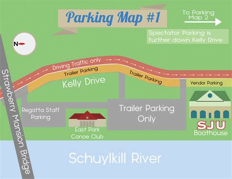 Coaches And Athletes Parking Maps — Navy Day Regatta