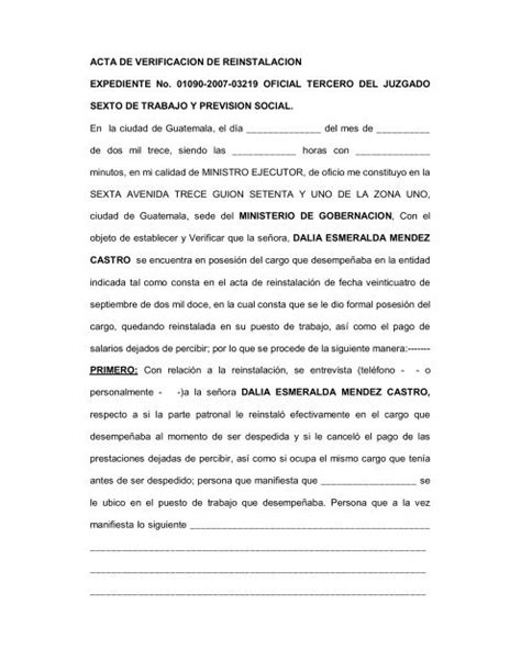 Introducir 51 Imagen Modelo De Acta De Trabajo Abzlocalmx