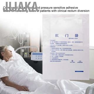 Jijaka Ostomy Care Supplies 100pcs Disposable Colostomy Bag Skin