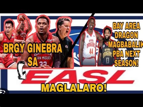 BRGY GINEBRA MAGLALARO SA EASL KASAMA ANG TNT AT BAY AREA DRAGON MAG