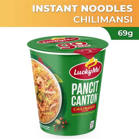 Lucky Me Pancit Canton Instant Noodles Chilimansi Cup 70g Shopee