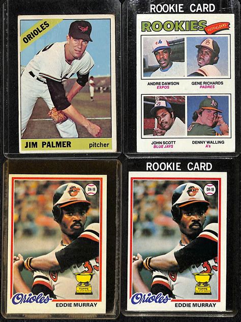 Lot Detail Lot Of 43 1966 1990 Baseball Rookie Cards W 1966 Topps