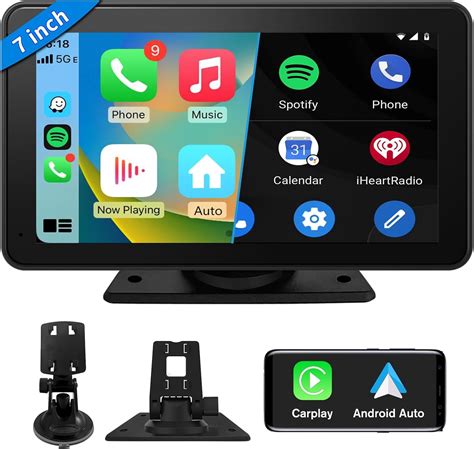 Awesafe Portable Car Stereo For Wireless Apple Carplay Inch Touch