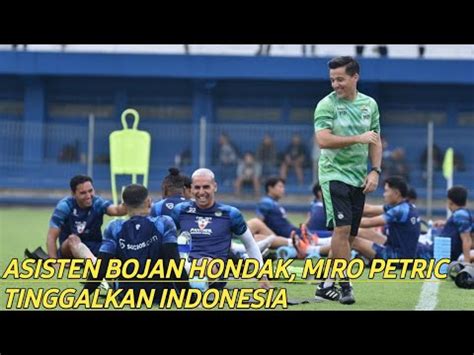 Persib Setelah Bawa Persib Juara Asisten Bojan Hondak Pilih