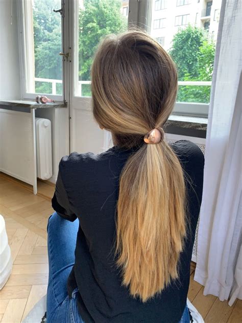 Simplicity Long Hair Ponytail Thick Hair Styles Long Blonde Hair