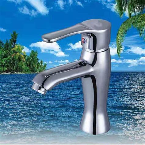 Copper Single Hole Wash Basin Faucet Bathroom Hot And Cold Mixing Valve Washbasin Inter Platform