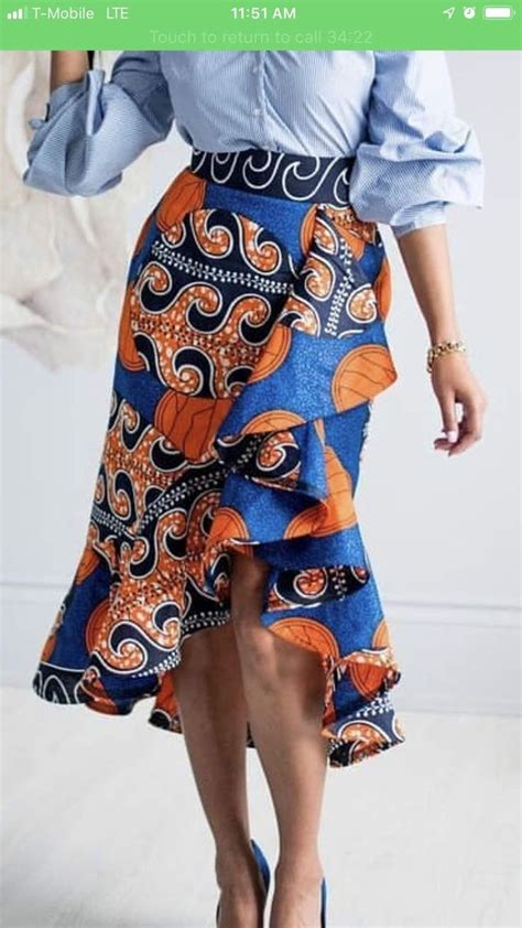 Stylish And Trending African Skirt Designs African Print Skirt