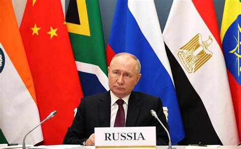 Cumbre extraordinaria de los BRICS Discurso de Vladímir Putin Pia Global