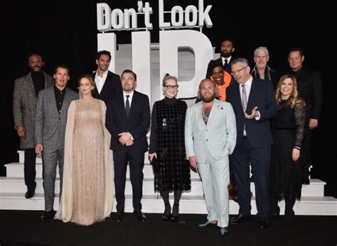 Photo Jennifer Lawrence Leonardo Dicaprio Meryl Streep Jonah Hill And Adam Mckay Les