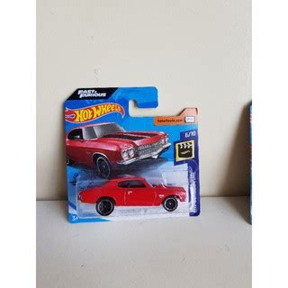 Hot Wheels 70 Chevelle SS Fast Furious Velozes E Furiosos Carrinho Velozes E Furiosos