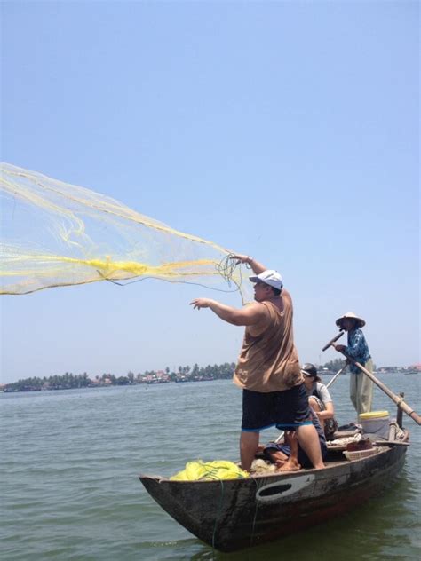 Local Market Bamboo Basket Boat Crabs Fishing Cooking Class Hoi