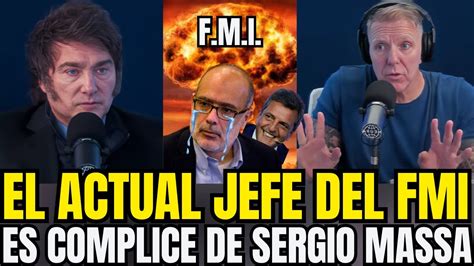 JAVIER MILEI DESTROZA AL JEFE DE LA MISION DEL FMI PARA ARGENTINA ES