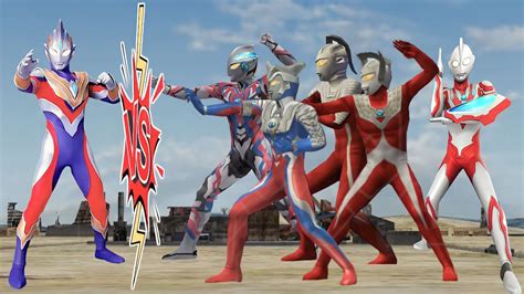 ULTRAMAN TRIGGER VS ULTRAMAN ZERO ULTRASEVEN BLAZAR TARO ULTRAMAN