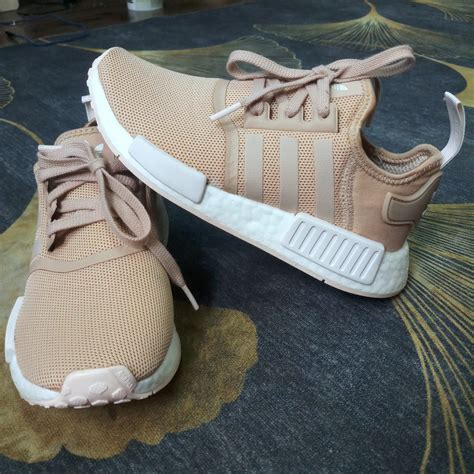 Adidas NMD R1 Pale Nude Shoes Women S Fashion Footwear Sneakers On Carousell
