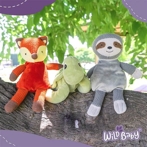 WILD BABY Microwavable Sea Turtle Stuffed Animal with Lavender Scent