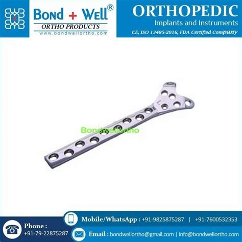 Steel 4 5 Mm Orthopedic Implants Condylar Buttress Plate At Rs 4240