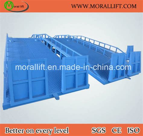 Ton Mobile Hydraulic Container Loading Ramp China Hydraulic