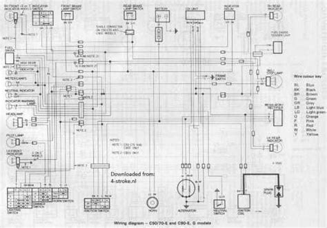 Honda C50 Wiring Diagram