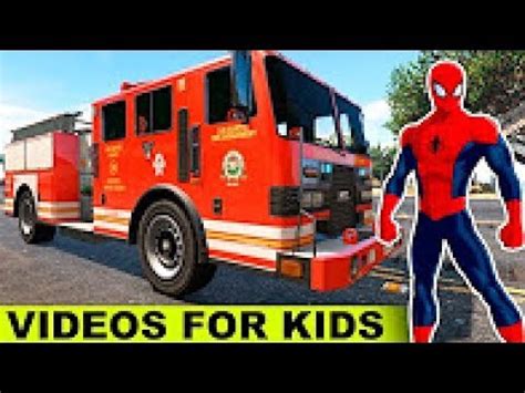 Brandbil I Spiderman Tecknad Film F R Barn Barn L Tar Plantskola Rimar