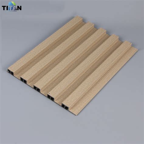 Wood Plastic Composite PVC Fluted Wall Board WPC Interior Wall Panel