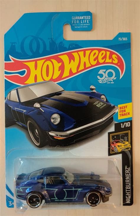 Hot Wheels Nissan Blue Custom Datsun 240Z Memory Lane Collectibles