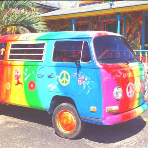 This is my kinda van!! Total hippie at heart :) | Rainbow vans, Vw bus ...