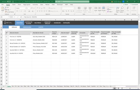 Planilha De Aluguel De Carros Em Excel Luz Prime Images And Photos Finder