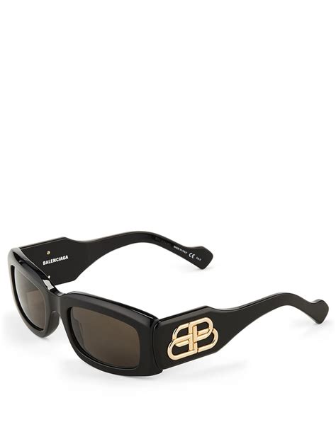 Balenciaga Oversized Rectangular Sunglasses Holt Renfrew Canada