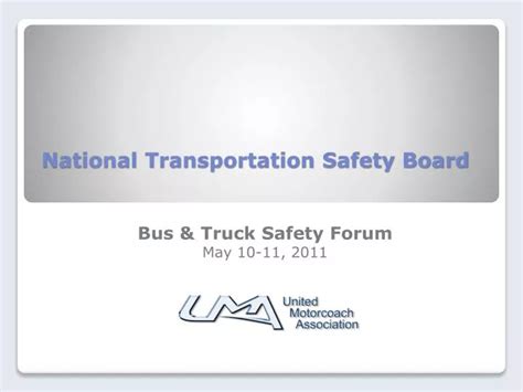 Ppt National Transportation Safety Board Powerpoint Presentation