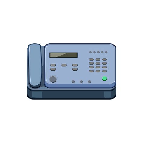 printer fax machine cartoon vector illustration 35559380 Vector Art at ...