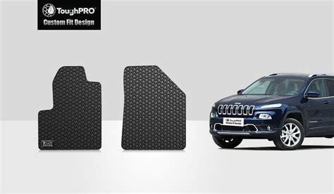 Toughpro Two Front Mats Compatible With Jeep Cherokee All Weather Heavy Duty Made In Usa