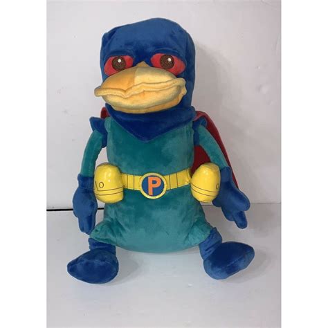 Phineas And Ferb Mission Marvel Perry The Platypus 15 Plush Disney Superhero